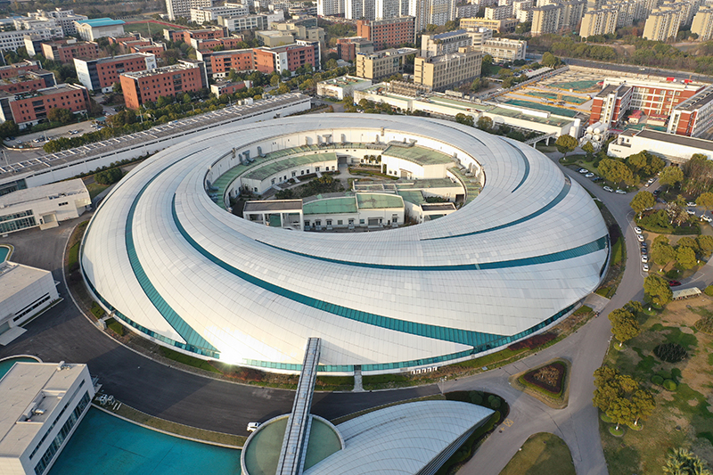 2019年3月12日，航拍上海光源項(xiàng)目。