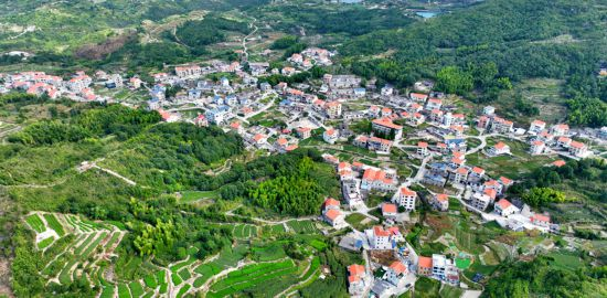 軍營村俯瞰。人民網記者 陳博 攝